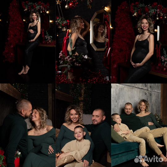 Семейная фотосессия в студии семейный фотограф