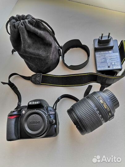 Зеркальный фотоаппарат Nikon D3100 + объектив