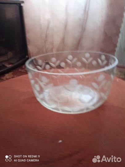 Конфетница стекло СССР