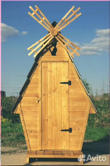 Дачный туалет деревянный чщб 998