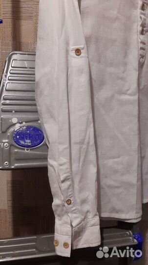Рубашка белая, р 48-50