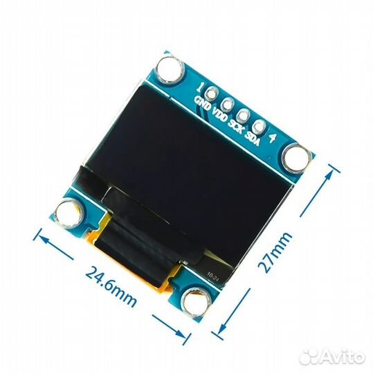Экран 0.96 128X64 oled I2C для Arduino