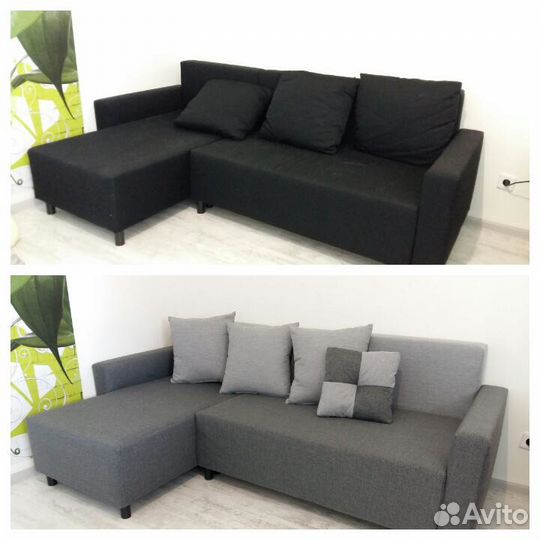 Изготовление чехлов для мягкой мебели, перетяжка