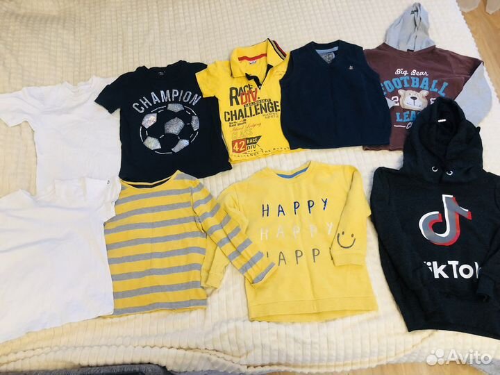 Детские вещи на мальчика 4-5 лет