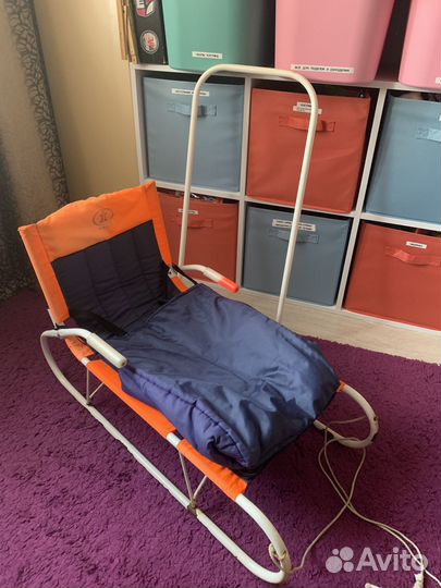 Детские зимние санки