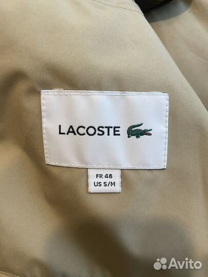 Ветровка мужская lacoste новая