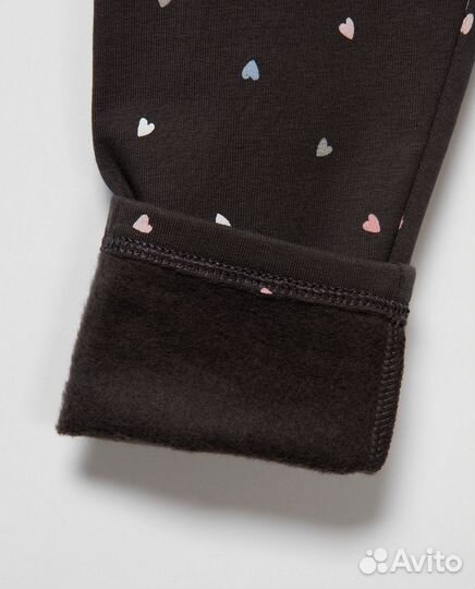 Утеплённые лосины на флисе