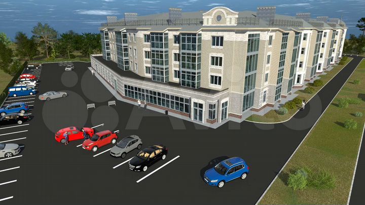 1-к. квартира, 36 м², 1/4 эт.