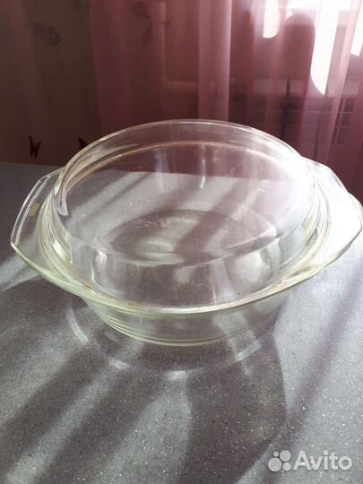 Стеклянная кастрюля 2литра