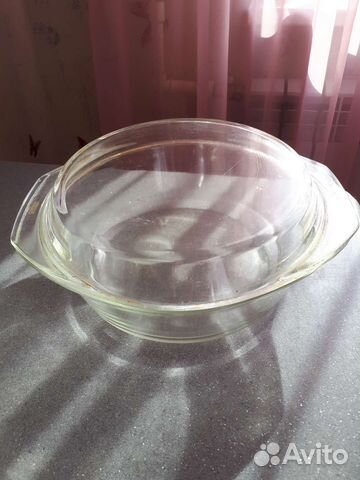 Стеклянная кастрюля 2литра