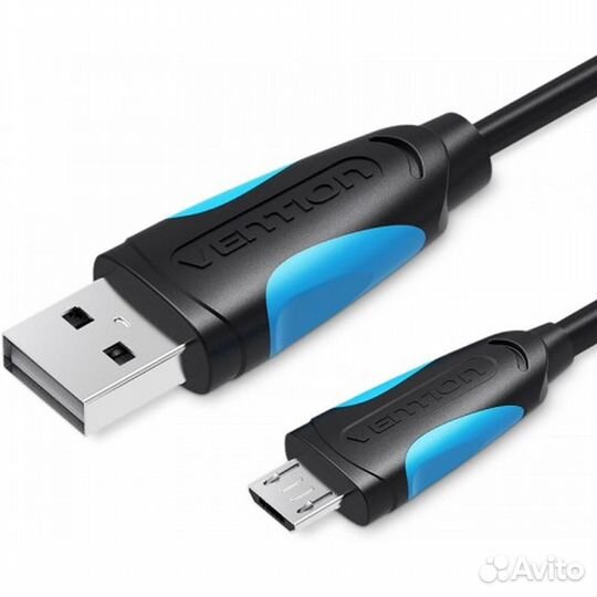 Кабель USB2.0 тип А(m) -microB(5P) 2.0м. #313406