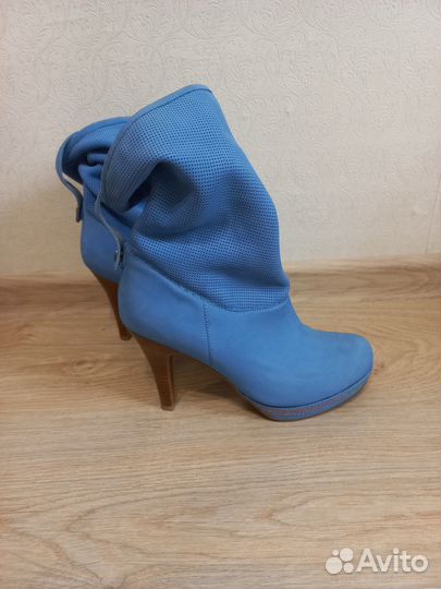 Сапожки замша 36