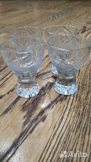Рюмки и стопки хрустальные СССР
