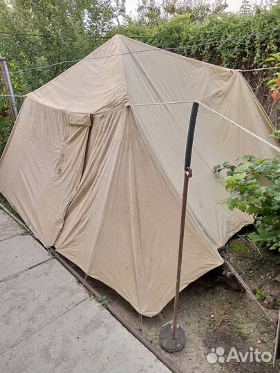 Палатка армейская (брезентовая) СССР