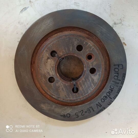 Тормозные диски на Ford Mondeo IV