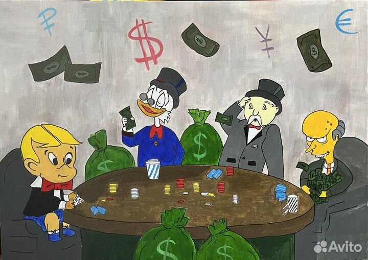 Картина на холсте акрил