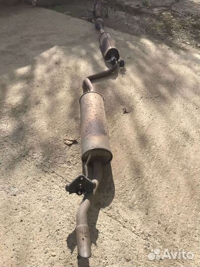 VW polo 5 1.6 глушитель без катализаторов 19г