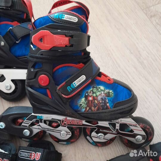 Роликовые коньки детские раздвижные 26