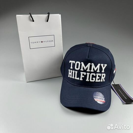 Кепка бейсболка tommy hilfiger синяя