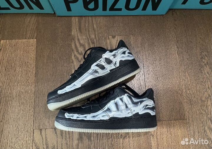 Кроссовки nike air force 1 skeleton poizon