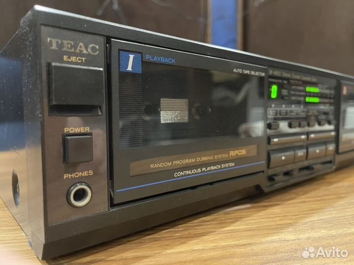 Teac W-460C doble cassete deck двухкассетная дека
