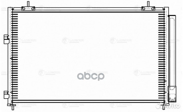 Радиатор toyota RAV 4 13- кондиционера lrac1923