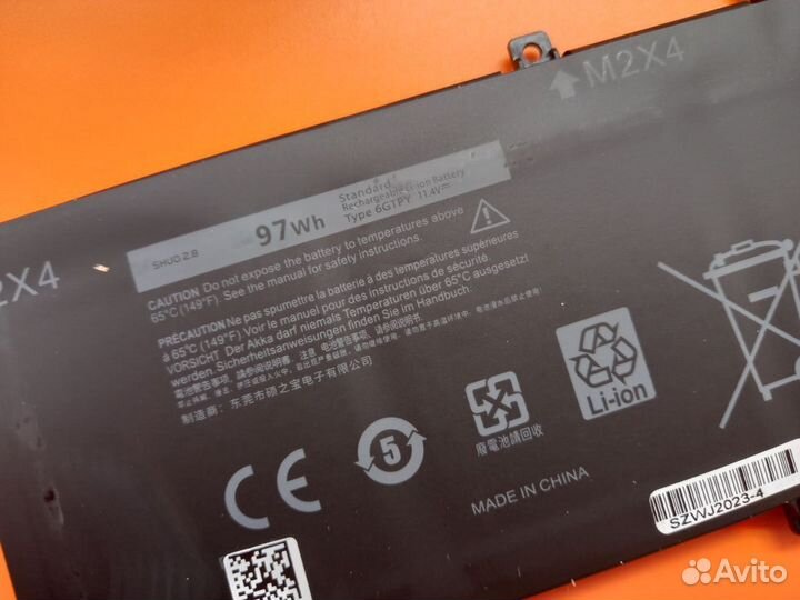 34482 Аккумулятор для ноутбука Dell Precision XPS