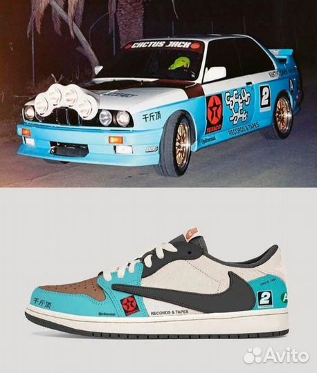 Кроссовки Nike Travis Scott BMW M3 / 44,5р