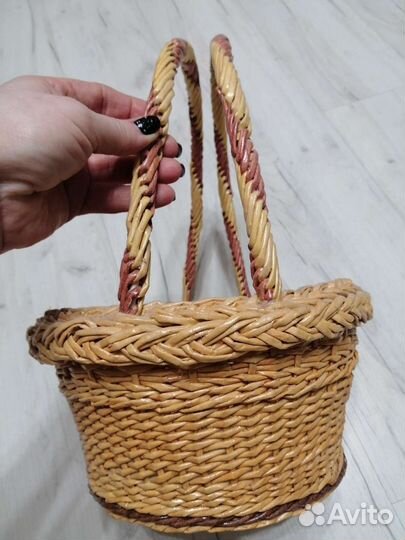 Корзина плетёная,на маленькие от 150 до 250