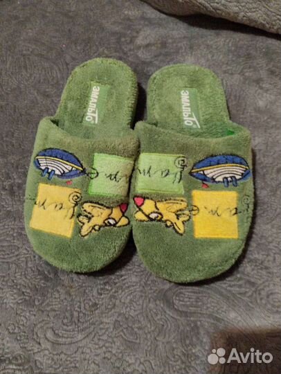 Теплые тапочки