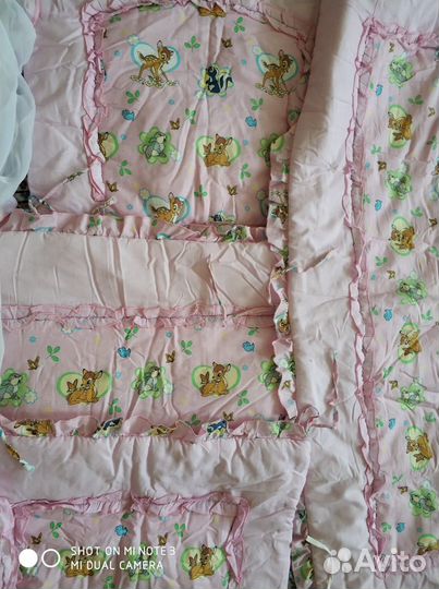 Балдахин и комплект в детскую кроватку