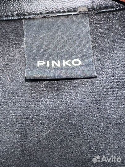 Кожанная рубашка pinko