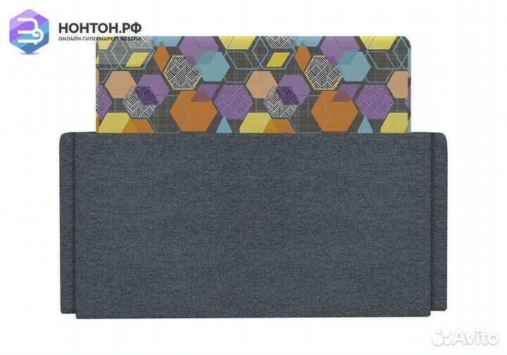 Диван выкатной Виктория-5 с узором серый