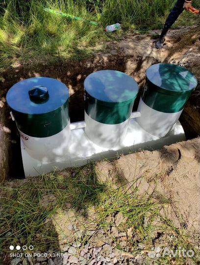 Септик под ключ для 6-8 человек