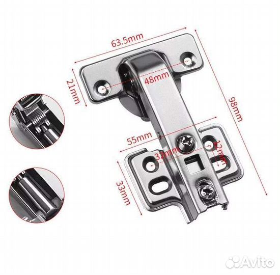 Петли для мебели 90 градусов гидравлические