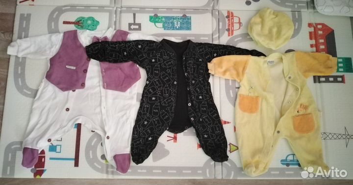 Детская одежда для мальчиков с 0 до 6 месяцев