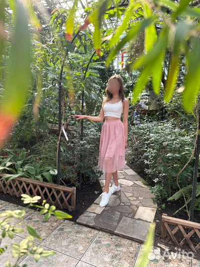 Юбка шифон,юбка плиссированная