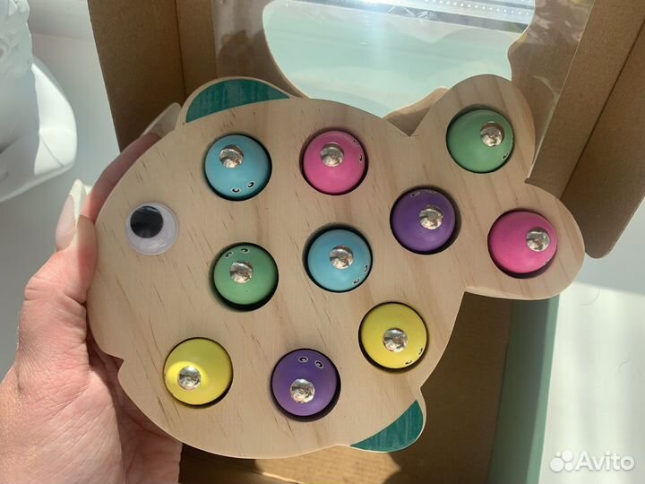 Игра рыбалка деревянная