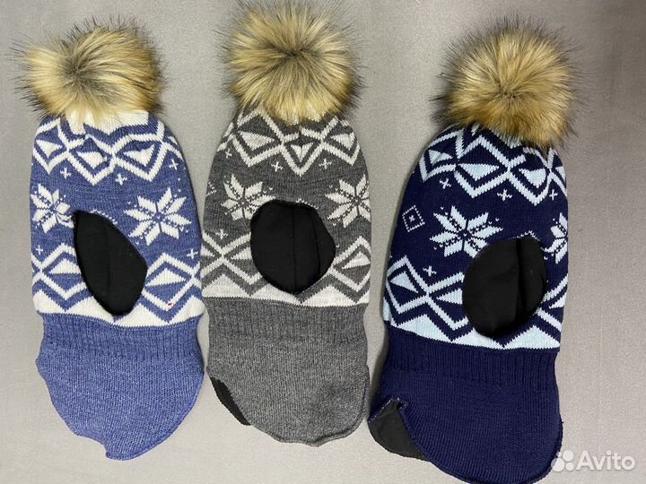 Шапка шлем детская