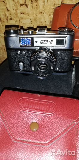 Фотоаппарат фэд 5С Индустар-61л/д. Вспышка Norma