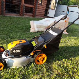 Газонокосилка worx WG751E