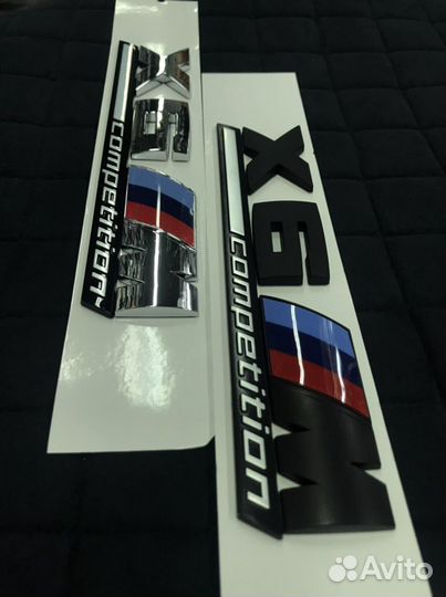 Эмблема X6 M competition