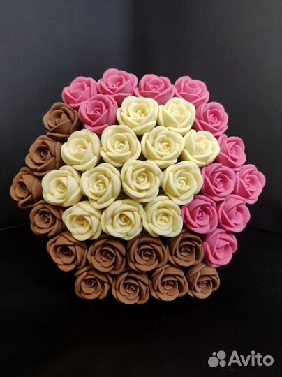 Шоколадные Розы - 37 шт в Букете