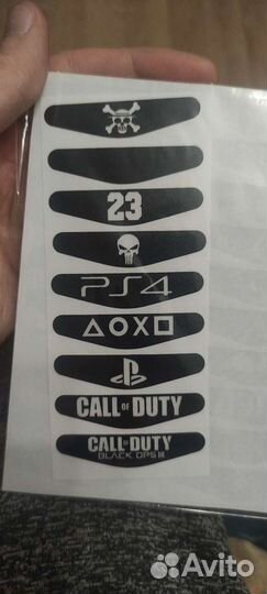 Наклейки на геймпад dualshock 4