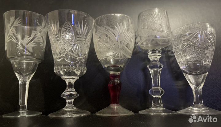 Фужеры хрустальные СССР