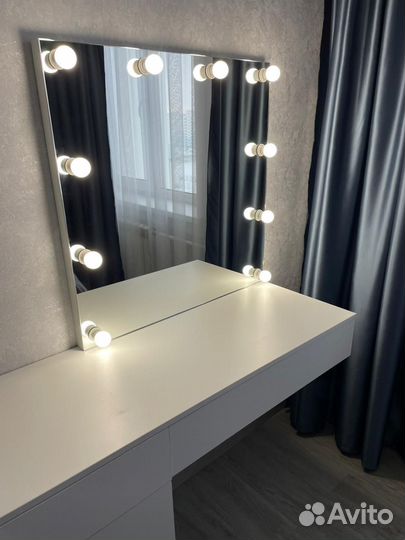 Гримерное зеркало с подсветкой