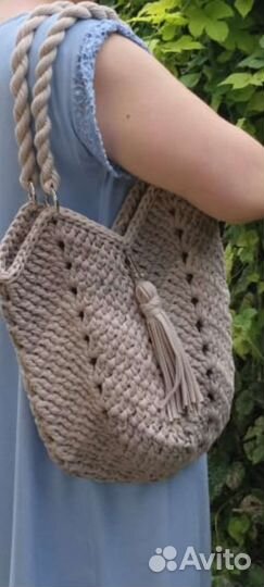 Сумка женская ручная работа вязанная