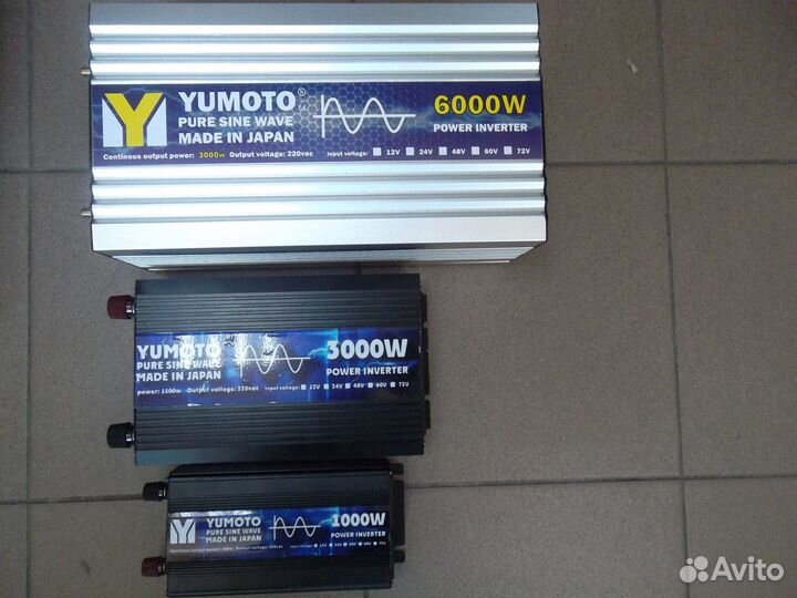 Преобразователь напряжения 12-24-220 Чистый синус