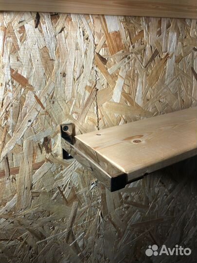 Полка настенная деревянная