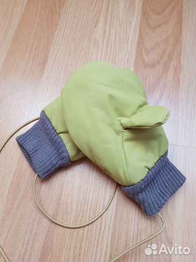 Варежки зимние детские на 1 год